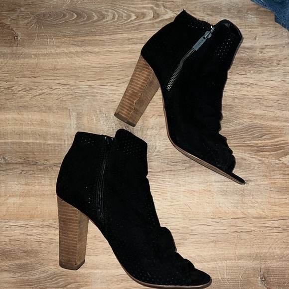 Express Peep Toe Booties - Picture 2 of 4